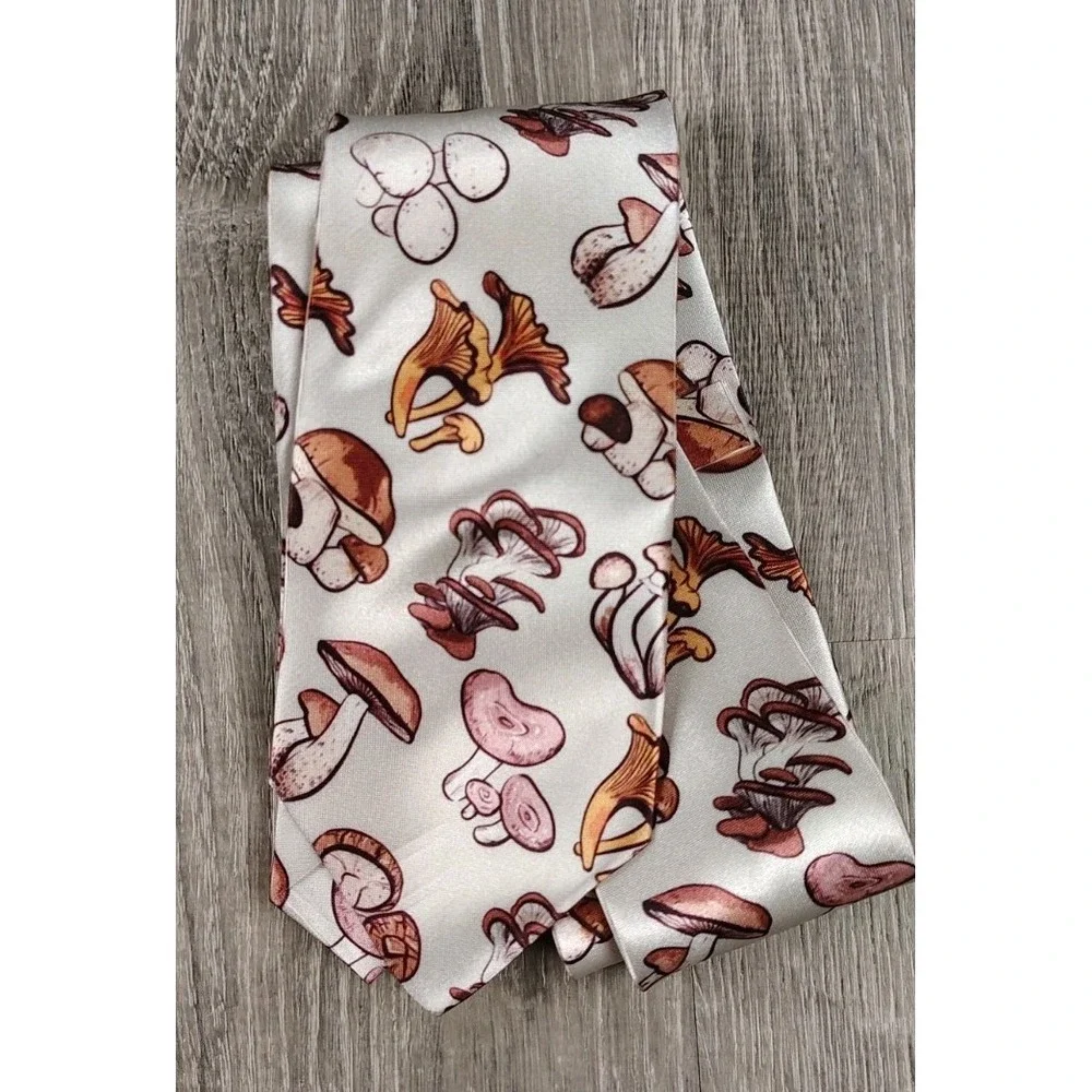 Mushroom Neck Tie Belt Polyester Novelty Head Wrap 3